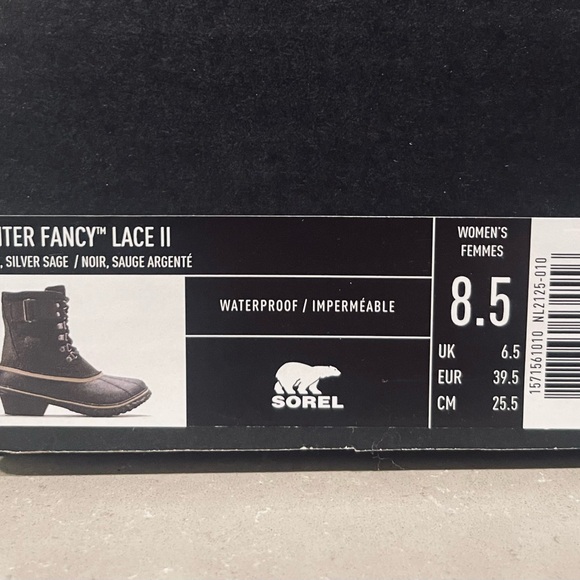 🖤Like New SOREL women’s Fancy Lace II Boots🖤 - Picture 9 of 10